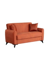 Resim Kilim Mobilya Dove İki Kişilik Yüksek Ayaklı Kanepe Turuncu 