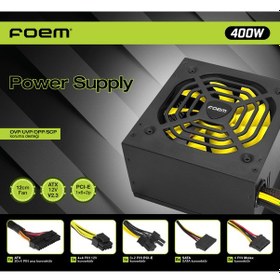 Resim Frisby Foem 400w Fps-g40f12 Güç Kaynağı Psu Siyah 