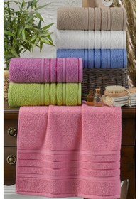 Resim 6lı El Havlu Seti 50x85 Hobby Kahverengi-beyaz-mavi-mürdüm-f.yeşili-pembe Kahverengi-beyaz-mavi-mürdüm-f.yeşili-pembe 