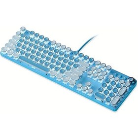 Resim Tcherchı Retro Tarzı Usb Mekanik Oyun Klavyesi 