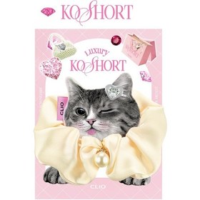 Resim İnci Detaylı Saç Tokası Clıo Pearl Hair Scrunchie Luxury Koshort Krem 