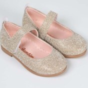Resim miabambim Parıltılı Kız Çocuk Ayakkabı Gold 