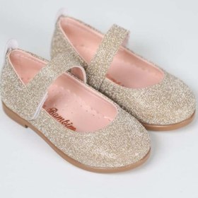 Resim miabambim Parıltılı Kız Çocuk Ayakkabı Gold 