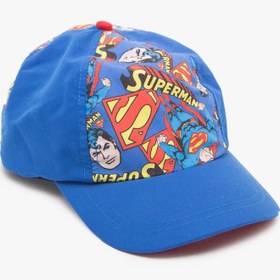 Resim Erkek Çocuk Superman Baskılı Şapka 
