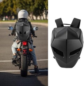 Resim Acouto LED Motosiklet Sırt Çantası Kontrolü Yanıp Sönen Şekiller Sürme Bisiklet Için Akıllı Ayar Çantası 