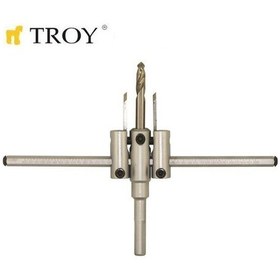Resim Troy 27402 Ayarlanabilir Alçıpan Delme Seti 40-200mm 