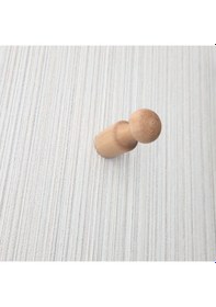 Resim Gürgen Ahşap Askılık Duvar Askılığı Elbise Askılığı 4 Adet 7x2,5 Cm Ahşap 