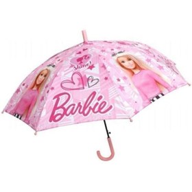 Resim Barbie Shine Pink Şemsiye Pembe - Pembe / STD 