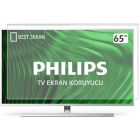 Resim Best Ekran Philips Uyumlu 65PUS7805 TV Ekran Koruyucu - 65" 164 CM TV Koruyucu 