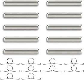 Resim 10 Sets L2 R2 Trigger Button Springs Replacement with Cylinder Compatible with DualSense PS5 Controller Spring Replacement Repair Part 