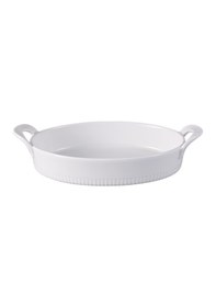 Resim Touch Me Porselen Oval Fırın Kabı 28 Cm 2 Adet Çok Renkli 
