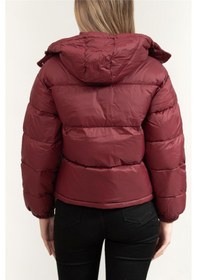 Resim Calvin Klein Essential Midweight Puffer Kadın Mont-10836 Kırmızı 