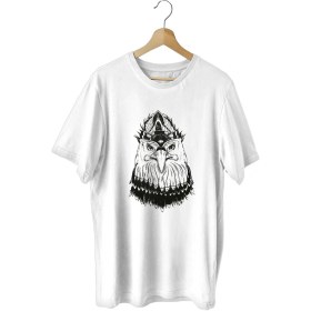 Resim Bluu Eagle Spor T-Shirt Bisiklet Yaka 