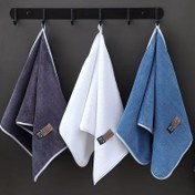 Resim Lüks Yumuşak Havlu Seti, 5 adet 3 adet 2 adet - Modern Çizgili Tasarım, Süper Emici Hızlı Kuruyan, Makine Yıkanabilir, Örgü Polyester Kumaş - Ev, Misafirler, Dış Mekan, Seyahat, Banyo Aksesuarları için İdeal 