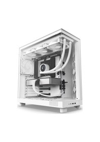 Resim Nzxt H6 Flow CC-H61FW-01 3 x 120 MM Atx Oyuncu Kasası Beyaz 