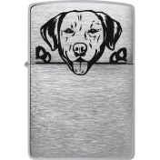 Resim Zippo Labrador Design Windproof Pocket Çakmak - 49007-00071-MODEL08 