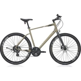 Resim Carraro Sportive 324 28 Jant 24 Vites 48 cm Hidrolik Disk Fren Şehir Bisikleti-Mat Haki Yeşil 