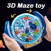 Resim 3D Labirent Oyuncak - Çocuklar için Renkli Dişli Bulmaca Macerası, El-Göz Koordinasyonu ve Dikkat Geliştirir, Gençler için İdeal Hediye, Eğitici Oyuncak | Dişli Bulmaca Oyuncak | Dayanıklı Plastik Oyuncak, 3D Bulmaca 