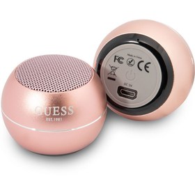 Resim Guess Mini Bluetooth Speaker Guess Alüminyum Alaşım Gövde Tasarımlı Hoparlör Portable 
