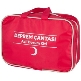 Resim Tekreyonda Acil Deprem Çantası Acil Durum Çantası Acil Durum Kiti Afet Çantası 15 Parça Içerik 