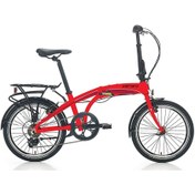 Resim Carraro Flexı 106 20 Jant 6 Vites Unısex Katlanır Bisiklet Kırmızı-siyah 
