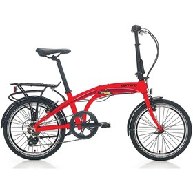 Resim Carraro Flexı 106 20 Jant 6 Vites Unısex Katlanır Bisiklet Kırmızı-siyah 