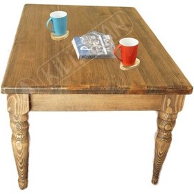 Resim Kilizman Masif Trona Ahşap Sehpa 