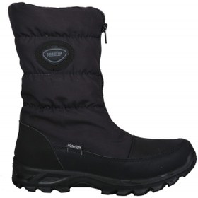 Resim Scooter Z5547 Deri Siyah Unisex Watertight Su Geçirmez Bot 