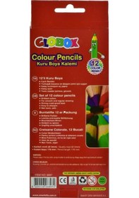 Resim Kuru Boya Kalemi Seti 12 Renk Globox Kuru Boya Kalem Seti 12 Renk 