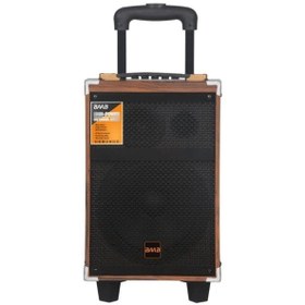 Resim Baab Q12 Profosyonel Ahşap Kasa Taşınabilir Büyükboy 40x33x60 Kum Bluetooth Hoparlör 