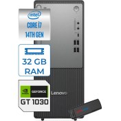 Resim Lenovo Thinkcentre Neo 50T Gen5 Intel Core I7 14700 32GB Ddr5 4tb SSD Windows 11 Home Nvidia GT1030 4gb Masaüstü Bilgisayar 103012UAS0GL00H15 + Zetta Flash Bellek 