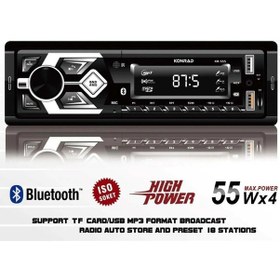 Resim Oto Teyp 4x55 2usb Şarjlı Konrad Kr-555 