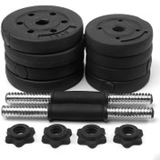 Resim 4 adet Dayanıklı PP ve PVC Altıgen Somun Yaka - Barbell ve Dumbbell Ağırlıkları için Güvenli Twist Lock Tokalar, Güvenlik Eğitimi Aksesuarları 