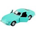 Resim Die Cast 1:32 Klasik Spor Çek Bırak Araba Turkuaz 
