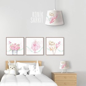 Resim Popcorn Kids Ocean Ballerına Konik Sarkıt Aydınlatma (Large) 