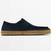 Resim Massimo Dutti Mavi Süet Espadril 