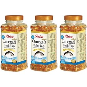 Resim Balen Omega 3 Balık Yağı 1000 Mg 200 Kapsül 3 Adet 