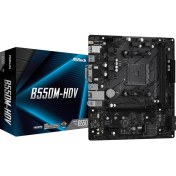 Resim Asrock B550M-HDV AMD B550M AM4 DDR4 HDMI DVI VGA mATX 90-MXBDJ0-A0UAYZ 