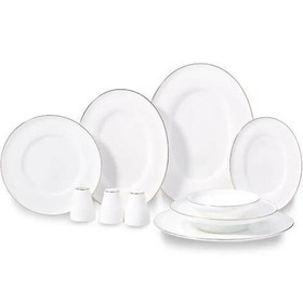 Resim Korkmaz Bella Collection 60 Parça Gold Yemek Takımı A8170 