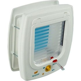 Resim Ferplast Swing 7 Manyetik Mıknatıslı Kedi Kapısı 13 x 14 CM 