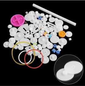 Resim Plastik Dişli Seti Rc Çark Arduino 85 Parça 