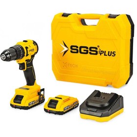 Resim Sgs AKÜLÜ DARBELİ MATKAP SETİ 20V 45Nm Tork 2*2.0Ah (KÖMÜRSÜZ MOTOR) 