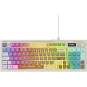 Resim Everest Kb-79 Silent Pro Gri Mavi-Gri-Kahve Sessiz Rgb Q Membrane Oyuncu Klavyesi 