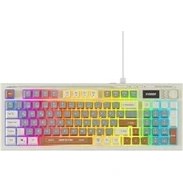 Resim Everest Kb-79 Silent Pro Gri Mavi-Gri-Kahve Sessiz Rgb Q Membrane Oyuncu Klavyesi 