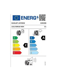 Resim Dunlop 215/55 R18 TL 95H SP Sport LM705 Yaz Lastiği 2024 