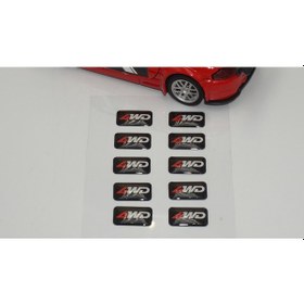 Resim Arazi Off Road Suv 4WD Logo 3D Cam Açma Torpido Konsol Ayna Çıkar 