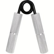Resim Heavy Duty Hand Grip Strengthener - Direnç Aralığı 50-350 LB Için El, Önkol Ve Parmak Egzersizi - Geliştirilmiş Bilek Desteği Ile Gümüş Metal Tutucu 