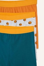 Resim DeFacto Desenli Penye 3'lü Boxer Erkek Çocuk H5942A826SM 