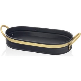 Resim The Mia Galvin Tepsi Siyah 54x24 cm 