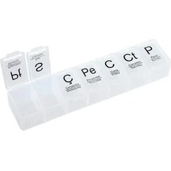 Resim AyrStore Haftalık Günlük Ilaç Saklama Kutusu 7 Günlük Ilaç Saklama Kabı 